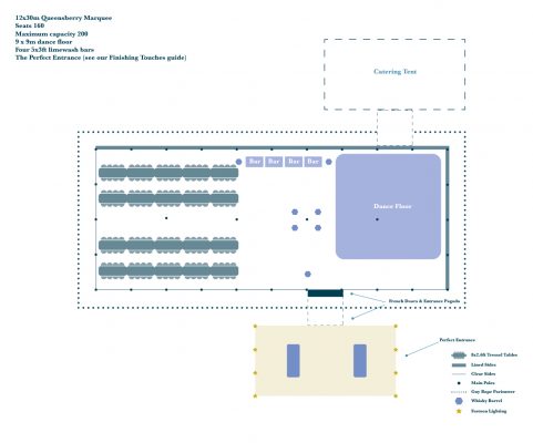 Queensberry Layouts 12 x 30 Marquee